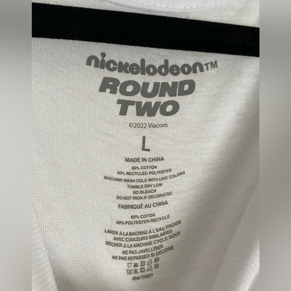 Urban Outfitters + Nickelodeon Round Two Rocket Power White T-Shirt | Size L NWT - Picture 5 of 8